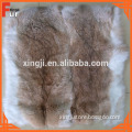 Natural Brown Rabbit Fur Pillow